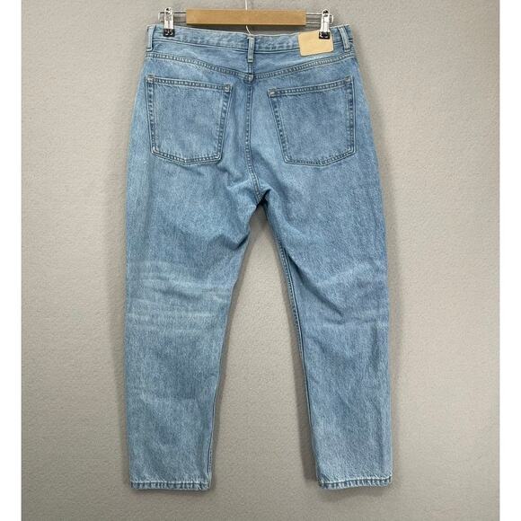 Everlane Jeans Women 30 Blue Light Wash 90s Cheeky Cotton Straight Classic Denim - Picture 12 of 14